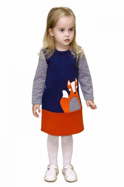 Платье детское с длинным рукавом Славита - Фабрика детской одежды Славита