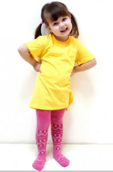 Желтая детская футболка Успех - Чебоксарский трикотаж Успех