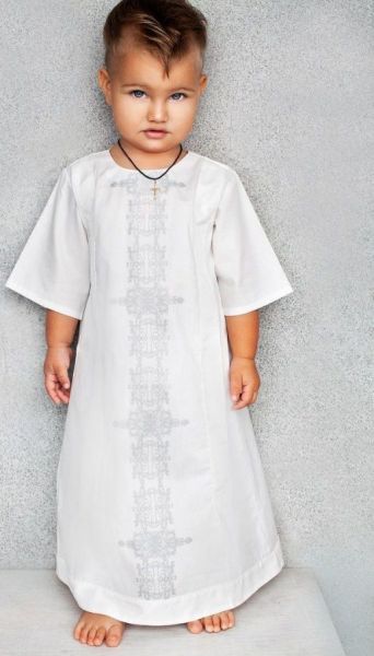 Крестильная детская рубашка - Производитель детской одежды Fleole