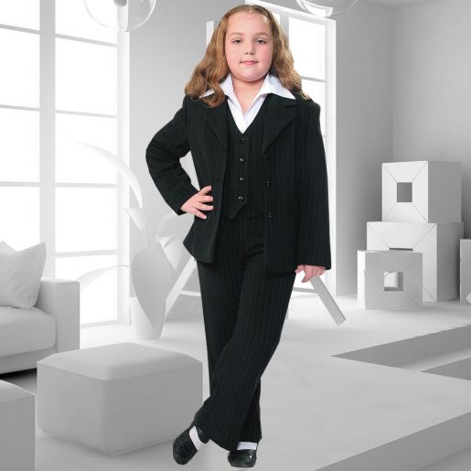 Детские черные школьные брюки Жанна - Фабрика школьной формы Жанна