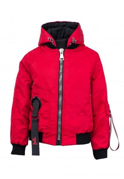Красная детская куртка на девочку весна Donilo - Фабрика верхней детской одежды Донило