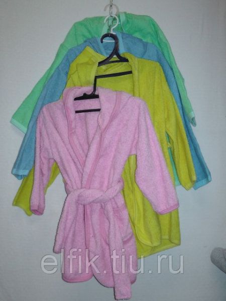 Детский халат махровый Эльфик - Фабрика детской одежды Эльфик