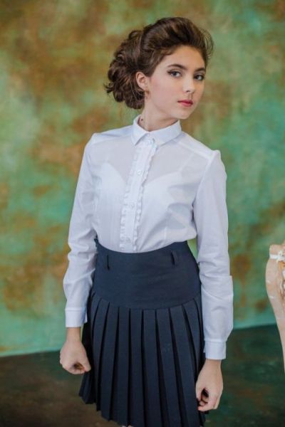Школьная блузка UNONA Dart - Производитель детской одежды UNONA