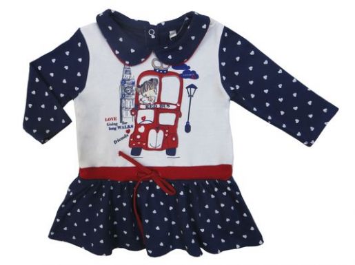 Платье ясельное с воротничком Soni Kids - Фабрика детской одежды Soni Kids