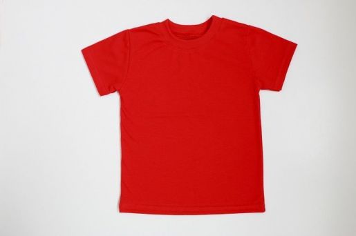 Красная детская футболка Виктория Kids - Производитель детской одежды Виктория Kids