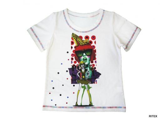 Детская футболка с принтом - Фабрика детской одежды RITEX