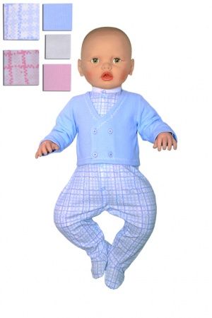 Голубой комплект на новорожденного Ярко - Фабрика детской одежды Ярко