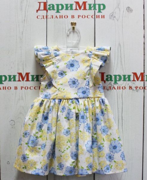 Детское платье в цветочек ДариМир - Производитель детской верхней одежды ДариМир