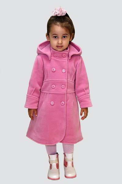 Детское розовое пальто Славита - Фабрика детской одежды Славита