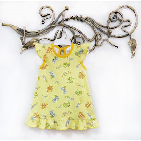Детское летнее желтое платье Светик - Текстильная фабрика Светик