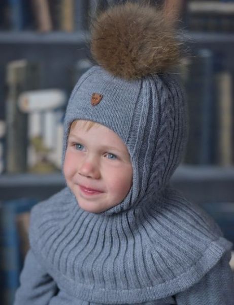 Детский осенний шлем на малчика - Производитель детских головных уборов Shapkaopt