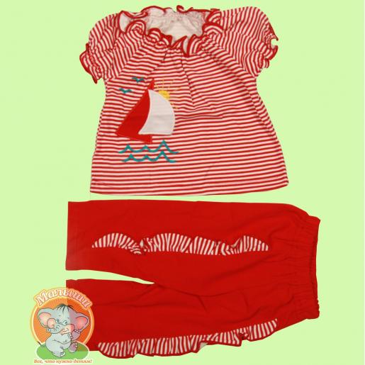 Комплект для девочки футболка и штанишки - Производитель детской одежды Малыши
