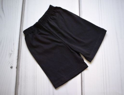 Черные детские шорты MilleFaMille - Производитель детской одежды Мини-ми