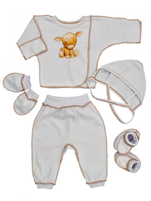 Комплект для младенца Бэби 5 предметов цвет белый - Трикотажная фабрика Графарики