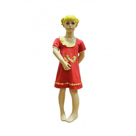 Красная детская ночная сорочка Светик - Текстильная фабрика Светик