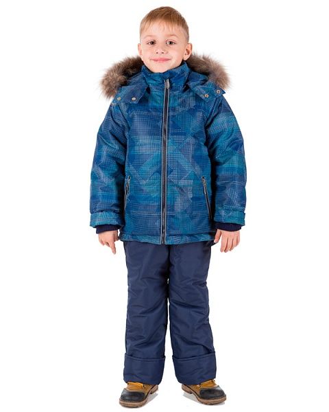 Синяя детская куртка на мальчика зима Pikolino - Производитель детской одежды Pikolino