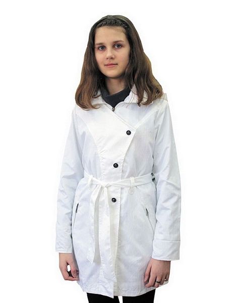 Детский белый плащ Pikolino - Производитель детской одежды Pikolino
