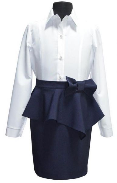 Школьная блуза "Классика" - Фабрика школьной формы Мода Люкс