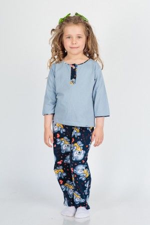 Детская пижама на девочку Киса 69 - Швейная фабрика МАКС+