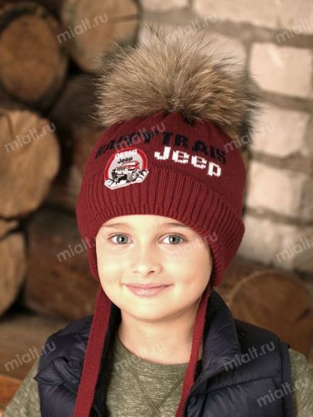 Детская зимняя шапка на мальчика MIALT - Фабрика детских головных уборов MIALT