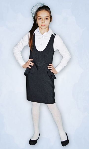 Школьный сарафан "Амира" - Фабрика школьной формы Мода Люкс