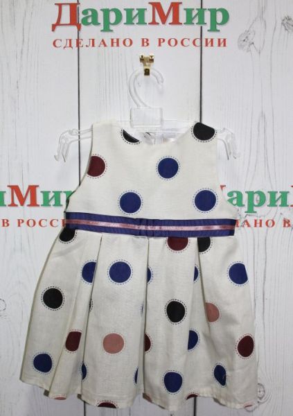 Детское платьев горошек ДариМир - Производитель детской верхней одежды ДариМир