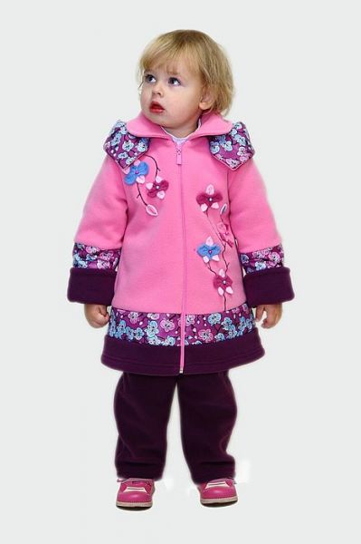Розовый теплый детский костюм Славита - Фабрика детской одежды Славита