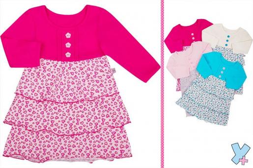 Платье детское кулир - Производитель детской трикотажной одежды ОйлТекс