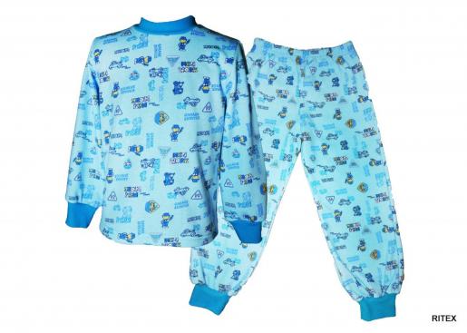 Утепленная пижама для мальчика - Фабрика детской одежды RITEX