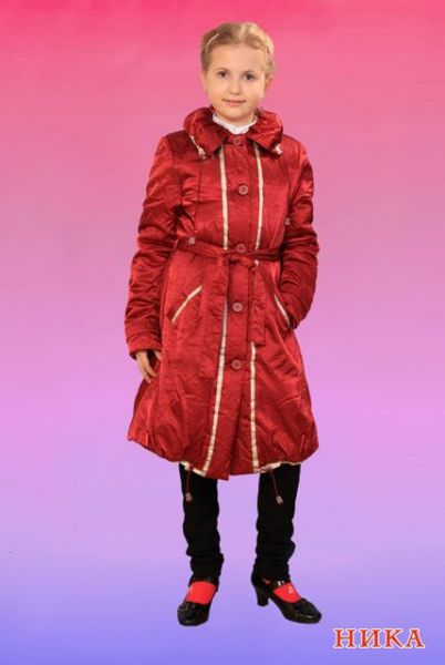 Детское пальто демисезонное "Ника" - Фабрика школьной формы Мода Люкс