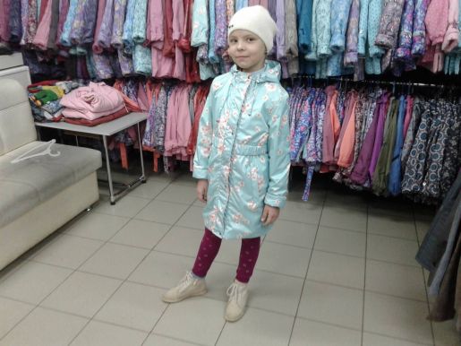детский плащ для девочки в цветочек - Фабрика детской одежды Светлица