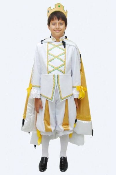 Детский карнавальный костюм "Король" (желтый) - Фабрика школьной формы Мода Люкс