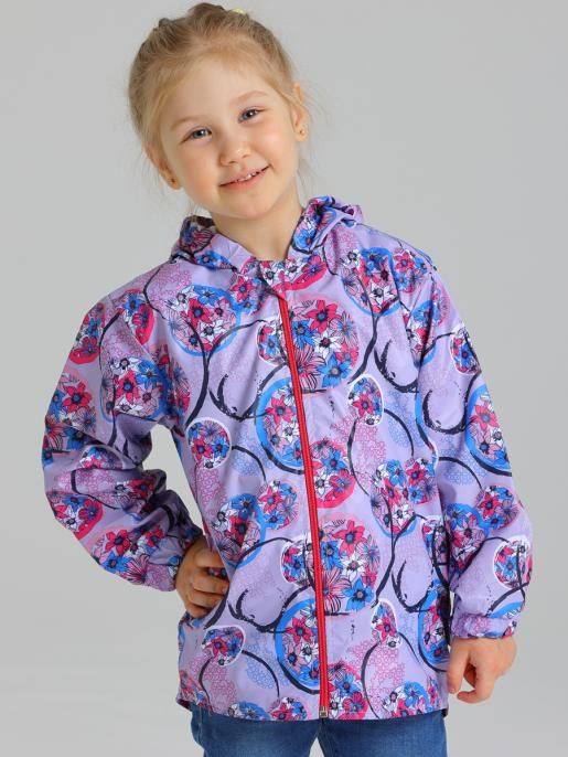 Ветровка Весенняя, розовые цветы - Фабрика детской одежды Дашенька
