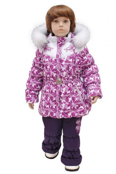 Зимний комплект для девочки куртка полукомбинезон Rusland - Производитель детской верхней одежды Rusland