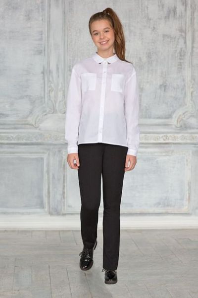 Школьная классическая блузка DESALU - Фабрика детской одежды Салют