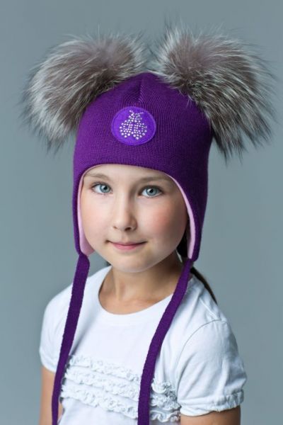 Детская шапка на завязках PicCo - Производитель детской верхней одежды PicCo
