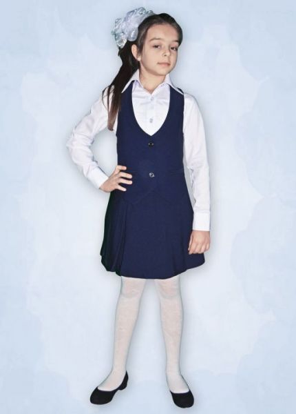 Жилет "Аврора" для девочки - Фабрика школьной формы Мода Люкс