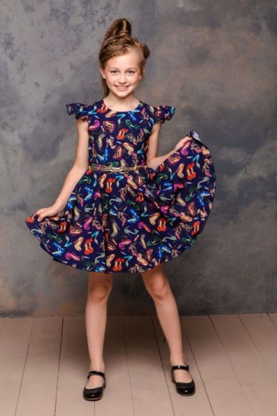 Платье для девочки «Туфельки» - Фабрика одежды для девочек Мари Текс