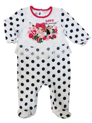 Комбинезон в горошек на новорожденного Soni Kids - Фабрика детской одежды Soni Kids