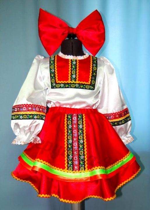 Костюм плясовой для девочки, фото 1