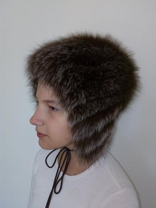 Детская шапка из песца, фото 1