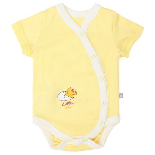 Желтое детское боди Динки baby, фото 1