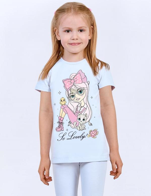 Футболка для девочки KETMIN LOVELY цв.Белый, фото 1