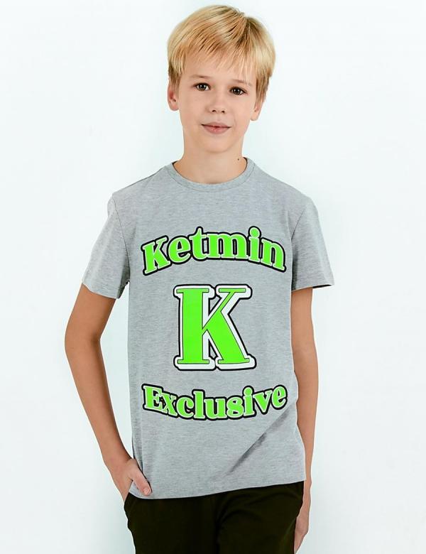 Футболка детская KETMIN EXCLUSIVE цв.Серый меланж, фото 1
