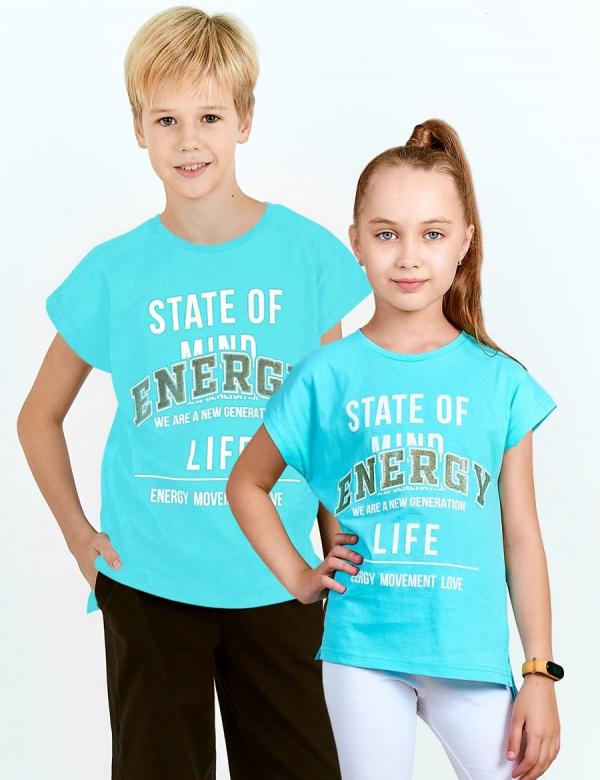 Футболка детская KETMIN ENERGY цв.Бирюза, фото 1
