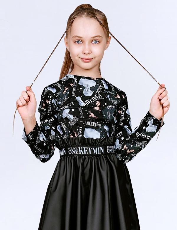 Лонгслив для девочки KETMIN МОНА ЛИЗА, фото 1