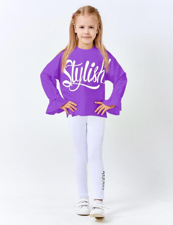 Толстовка детская для девочки KETMIN STYLISH цв.Фиолетовый, фото 1