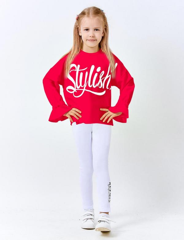 Толстовка детская для девочки KETMIN STYLISH цв.Яркий Розовый, фото 1