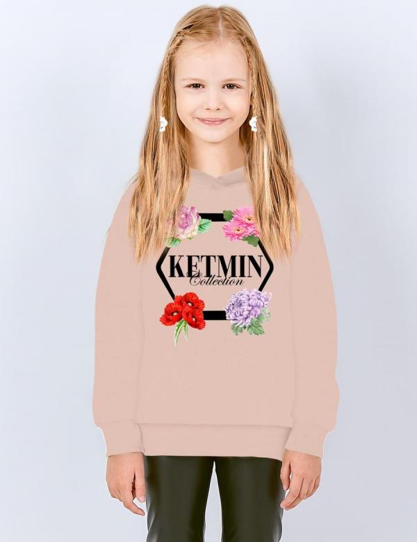 Толстовка для девочки KETMIN COLLECTION цв.Бежевый, фото 1