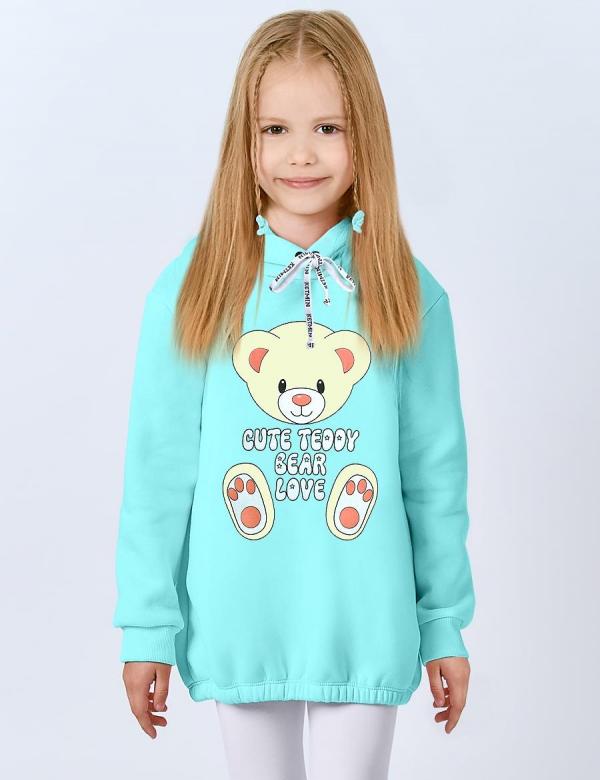 Худи детское KETMIN CUTE TEDDY цв.Бирюза, фото 1